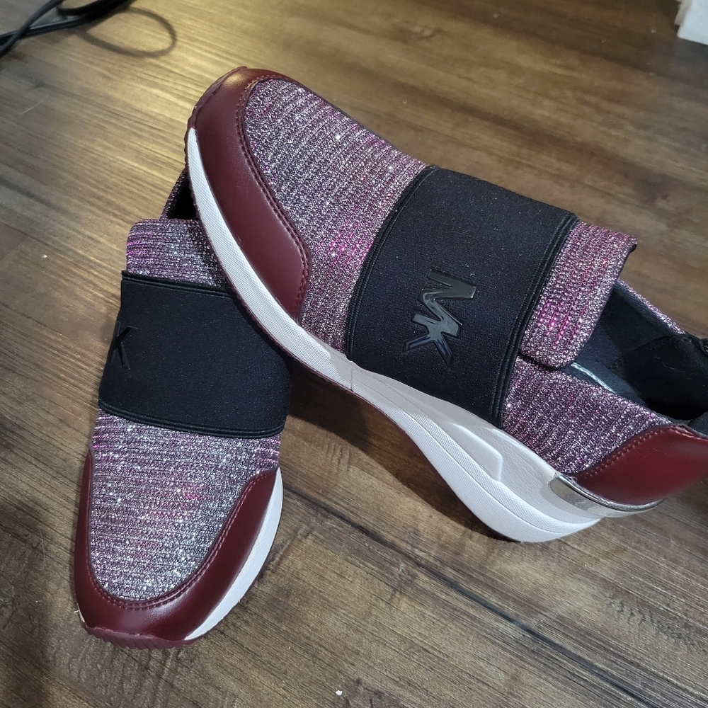Michael Kors Burgundy and Black Women's Shoes